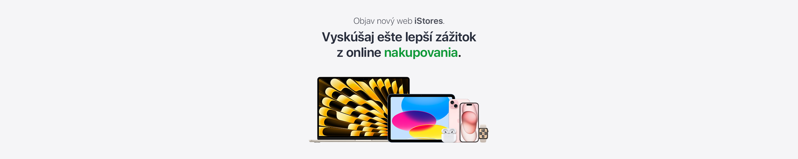 Objav nový web iStores.sk