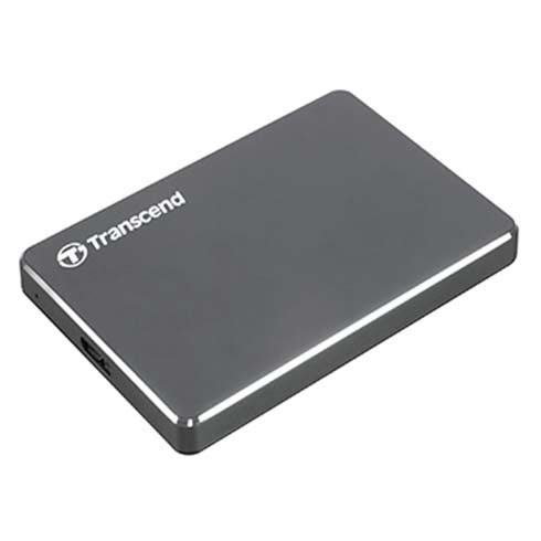 Transcend ext. HDD 1TB StoreJet 25C3N USB 3.1 - Iron Gray Aluminium